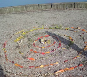 Landart_SeeHerbst